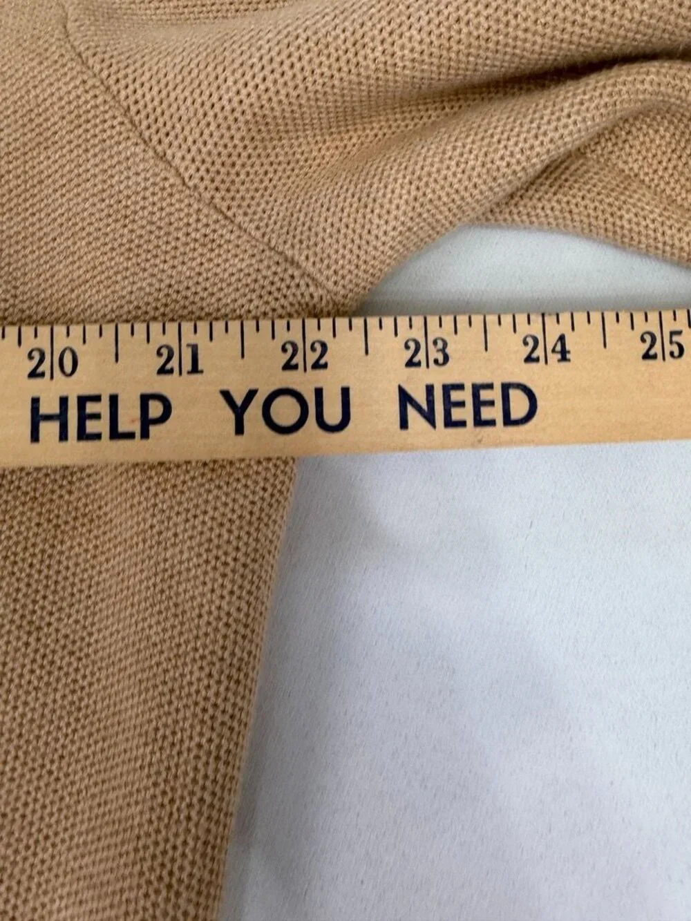 Polo Ralph Lauren Tan Estate Rib Quarter Zip Pullover Sweater - Mens XL